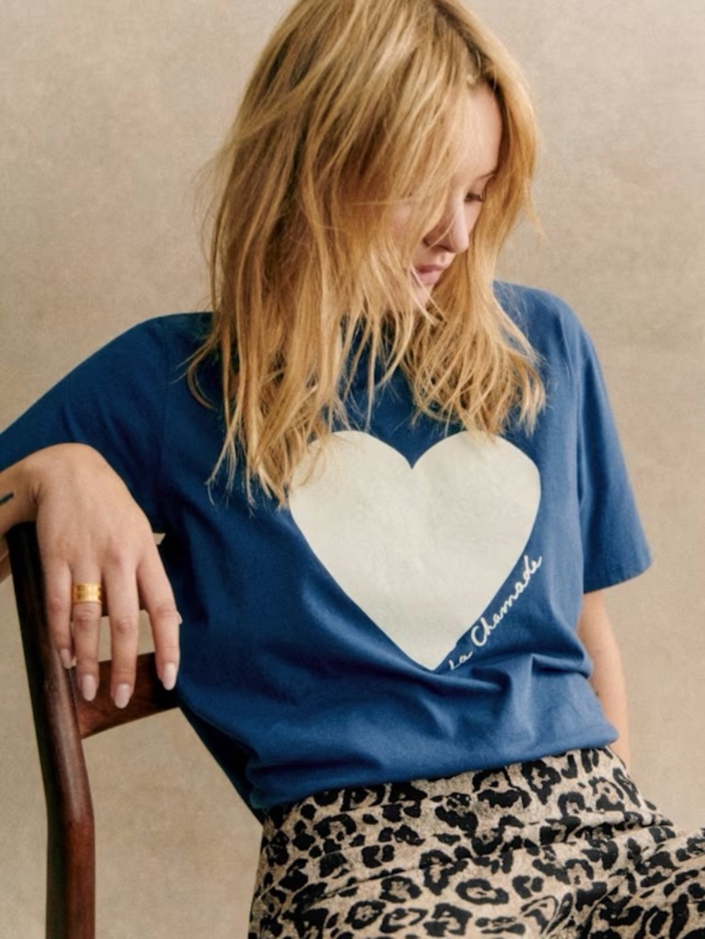Sezane LA CHAMADE T-SHIRT Small - Picture 2 of 4